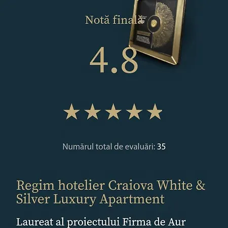 Elegant & Silver Luxury Apartment Craiova